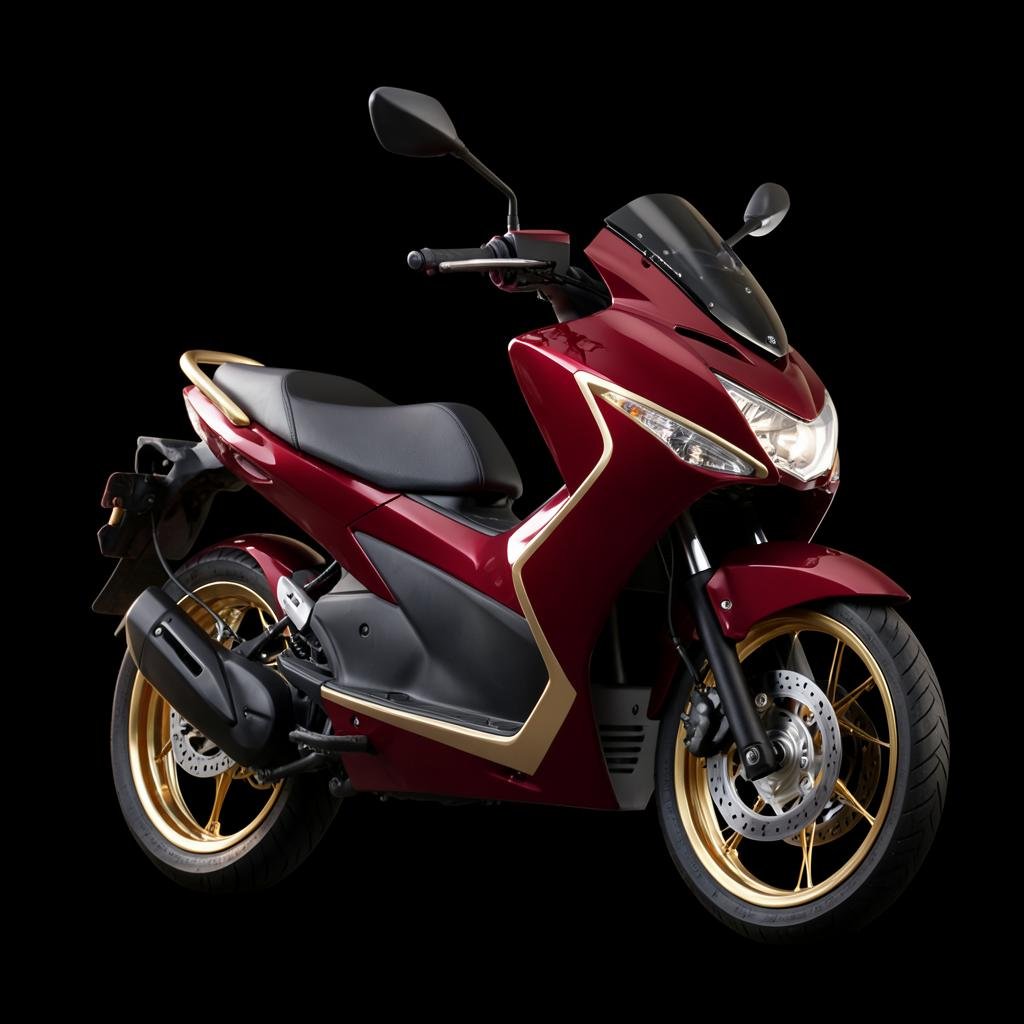 Brand new red petrol scooter bumper prize